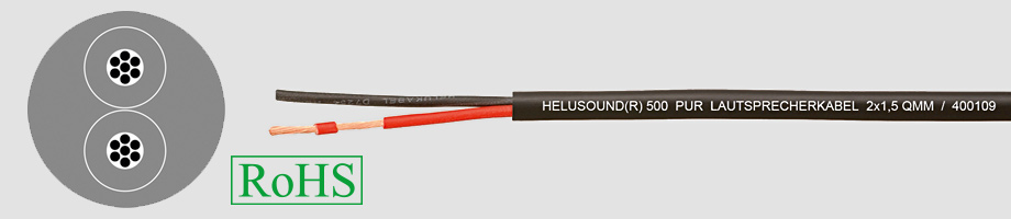 Przewód głośnikowy HELUSOUND 500 PUR 2 X 1,5