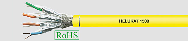 HELUKAT 1500 4x2xAWG22/1 Przewód LAN, S-STP izol.zyly typu PE, opona FRNC